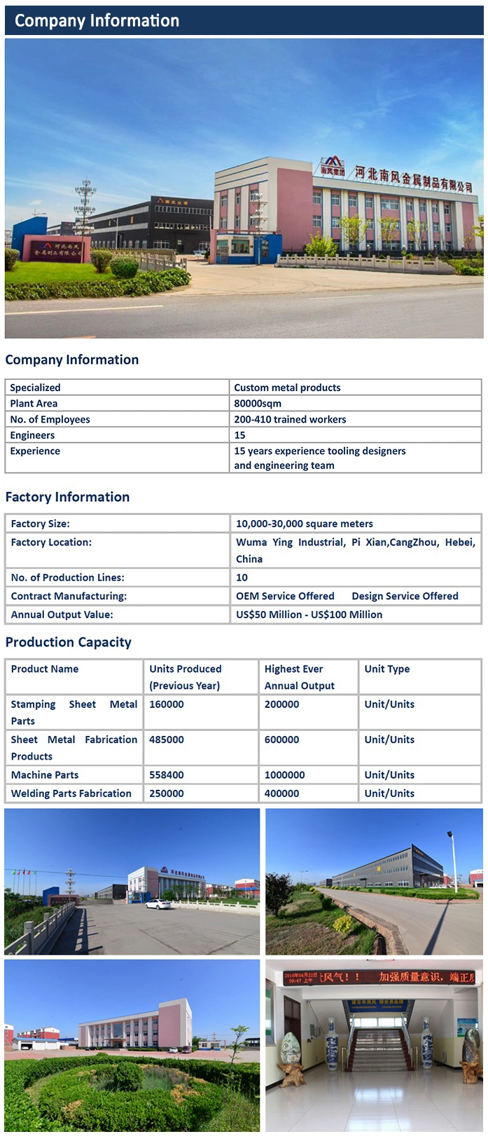 Factory Manufacturing Hardware/Mechanical Parts/Bending/Laser Cutting/Enlosure/Automotive Parts/Hardware Products/Metal Stamping/Sheet Metal